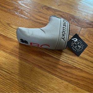 Black Clover Live Lucky putter cover, gray NWT